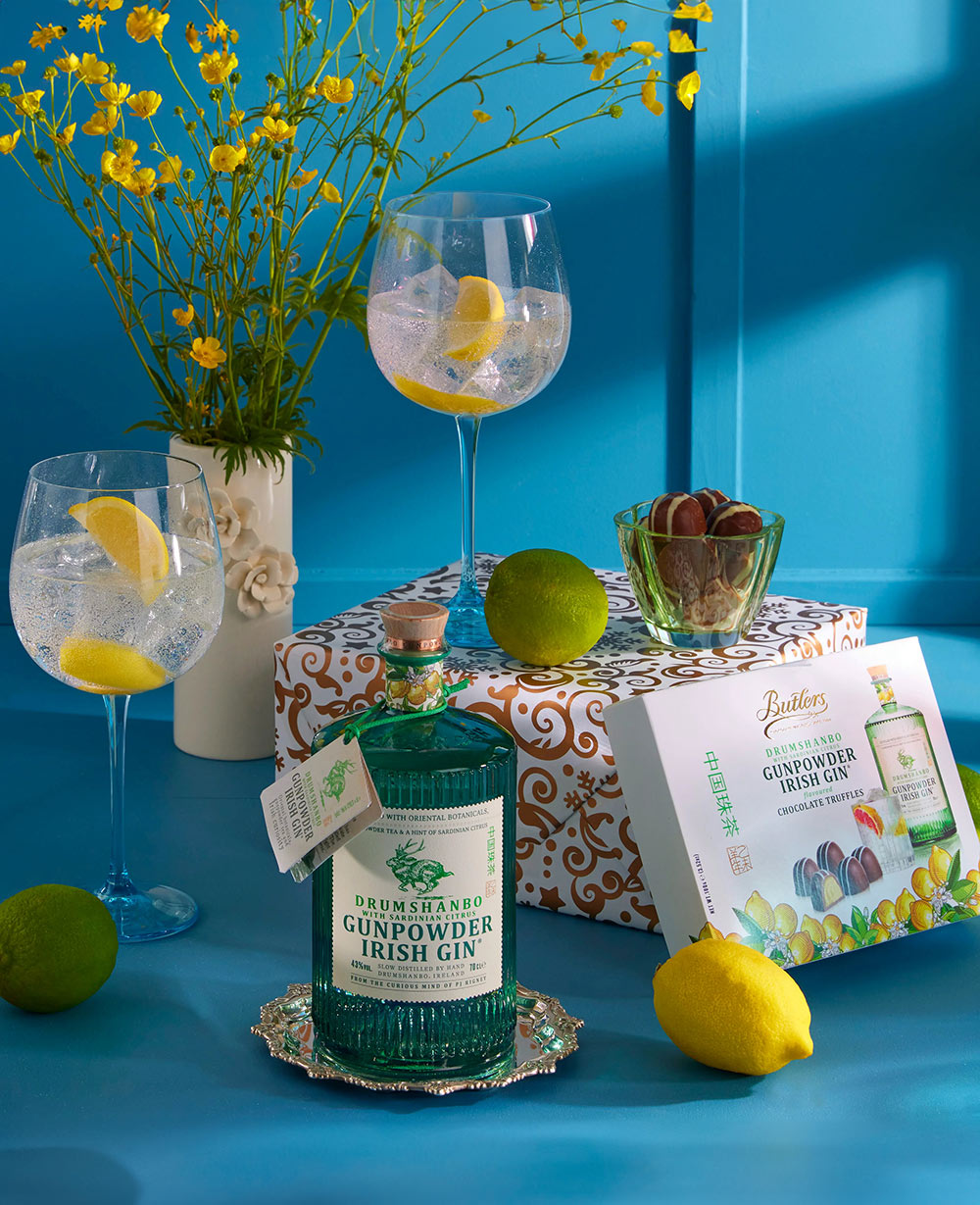 Gunpowder Gin Sardinian Citrus & Glasses Gift Hamper<br/>(Corporate Gifts)
